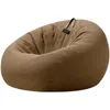 Housses de chaise Couverture de pouf en pur coton Manteau de pouf Style nordique Salon Chambre Adultes Durable Confortable sans canapé de remplissage