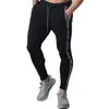 Erkekler Pantolon 2023 Erkekler Koşu Spor Pantolon Bahar Sonbahar Moda Drawstring Kalem Sıska Sıska Pantolon Spor Salonu Eğitimi Açık Jogging Sportwear