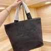 2023 lyxdesigner Tygväskor Kvinnor shoppingväska stor kapacitet handväska kvinnliga underarmsäckar linmaterial två färger
