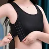 Shapers Femme Femme Crop Top Top avec crochets latéraux