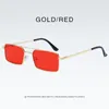 Sonnenbrille Damen Gothic Brille Reisen Fahren Metallbrille Damen Hochwertige quadratische Designer Vintage