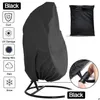 Chair Covers Ers Waterproof Outdoor Hanging Egg Er Swing Dust Protector Patio With Zipper Protective Case Drop Delivery Home Garden Dhpbj