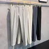 Pantaloni da uomo Pantaloni da uomo a nove punti 2023 sezione sottile ciondolo sciolto tendenza dritto casual lavoro da lavoro tutto-fiammifero