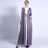Ubranie etniczne Ramadan Eid Mubarak Abaya Dubai Turcja Arabia Saudyjska Arabia Islam Muzułmańska moda hidżab Abayas dla kobiet szata longue femme