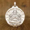 Anhänger Halsketten YH Solide Tausendhändig Avalokitesvara Ratte Leben Buddha Herren Halskette Damen Amulett Schmuck Edelstahl