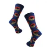 Men's Socks Peonfly Brand Cotton Men's Funny Hip Fruit Banana Pepper Coffee Beans Alien Long Cool Skate Sock For Men