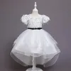 Girl Dresses Girl's Flower Dress Children's Lace Princess Tuxedo Girls Wedding Piano Performance