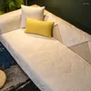 Chair Covers Cotton Linen Fabric Sofa Cover Solid Color Couch Seat For Living Room Corner