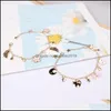 Urok bransoletki japońskie gwiazdy księżyca marynarza urocze czarne koty różowe sakura kwiat urok Bransoletka dla dzieci kobiety upuszcza biżuteria dostawa dhzaq