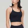 Yoga outfit Top Women's Sports Bra Gym Bralette Plus Size Soft Fitness Lingerie Straps Double ColorBlock Cross High Support Sportwear