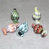 물 담뱃대 25mmod 유리 버블 탄수화물 캡 캡 헤드 캡 경사 가장자리 석영 뱅거 손톱 Dab Rigs Ash Catchers