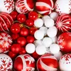 Décorations de Noël boule décorative coffret cadeau ensemble créatif peint arbre suspendu pendentif fête