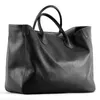 Evening Bags MS Huge Big Bag Thick Genuine Leather Tote For Women Large Cowhide Shopper Handbag In Black Purses 2023