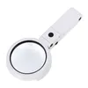 Loupes Magnifiers Foldable 5X 11X Lamp For spape 8 LED Table Desk Stand Handheld Portable Magnifying Glass Loupe C 230112