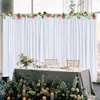 その他のイベントパーティー用品白い背景カーテンベビーシャワー結婚式の誕生日p ography diy装飾テキスタイル2x2m 3x3m 230111