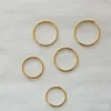 Wedding Rings 925 Sterling Silver Gold Color Thin Circle For Women Boho Knuckle Finger Ring Female Bohemian Jewelry Accessories