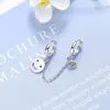 Orecchini a cerchio Todorova 1PC Fashion Style Two Ear Hole Piercing Drop per le donne Gioielli con zirconi cubici di alta qualità