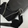 2022 schwarz Nylon Schulter Messenger Handtasche Tasche für Frauen Luxus Handtasche Hobo Designer Mit Mini Tasche Marke Weiblichen Umhängetasche