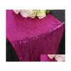 Chemin De Table Sequin Brillant Glitter Runners Décoration Pour La Maison De Mariage Dîner 30X275 Cm Drop Delivery Jardin Textiles Chiffons Dhv4H