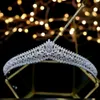 Bröllopshårsmycken Asnora Gorgeous Crystals Princess Tiara NuPcial Bridal Tiaras Accessories Coroa de Noiva 230112