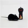 Cat Toys Cute Jouet Chat Realistic Little Mouse Toy Remote Control M￶ss f￶r Kitten Funny Gatos Supplies Drop Delivery Home Garden Dhnyz