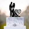 Confezione regalo Mr e Mrs Cake Topper Cristallo Metallo Amore Matrimonio Divertente Oro Argento Regali Bomboniere Fidanzamento 230111