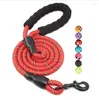 Dog Collars Pet Rope Wholesale Reflective Nylon Lead Foam Pull Belt Large Chain