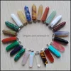 Charms Fashion Assorted Natural Stone Strar