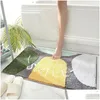 Bath Mats Baispo Simple Mat On The Floor Anti Slip Fast Water Absorption Home Bedroom Living Room Carpet For Bathroom Accessories 22 Dhot5