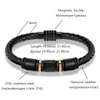 Link Bracciali 2023 Gioielli di moda Uomo Pelle Acciaio inossidabile Maschile Retro Bracciale Donna Personalità Regalo Homens Pulseira