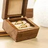 Geschenkverpackung Personalisierte Ehering Ring Box Jubiläum Engagement Andenken Gravierte Namensdatumhalter