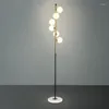 Floor Lamps Tripod Wooden Lamp Twiggy Reading Wrought Iron Light Glass Ball