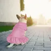 Vestido de páscoa de vestido de vestido de cachorro camisas de animais de estimação fofas cães sol filhotes de princesas roupas de verão