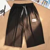 Pantaloni da uomo Pantaloncini sportivi Elegante vestibilità rilassata Elastico sottile Lunghezza al ginocchio per le vacanze