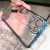 Funda de silicona suave transparente con purpurina de diamante de lujo para iPhone, funda transparente a prueba de golpes para iPhone 15, 14, 13, 12, 11 Pro MAX