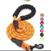 Dog Collars Pet Rope Wholesale Reflective Nylon Lead Foam Pull Belt Large Chain