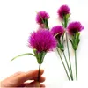 Dekorativa blommor kransar enstaka stam maskros konstgjord plastblomma br￶llopsdekorationer l￤ngd cirka 25 cm bord mittpiece dhadx