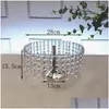 Andere Backware Acryl Mtilayer Cake Plate Crystal Hochzeit Dessert Tischdekoration klarer Cupcake Stand Drop Lieferung Hausgarten Ki Dhlcd