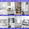 Other Cat Supplies 4000mAh Smart Odor Purifier For s Litter Box Deodorizer Dog Toilet Rechargeable Air Cleaner Pets Deodorization 230111