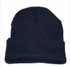 Ball Caps 2023 Winter Cotton Warm Beanies Street Cappelli lavorati a maglia Donna Unisex Short Melon Skullcap