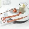Candle Accessory Gift Pack 3 i 1 Set Rostfritt stål Candles Bell Snuffers Wick Trimmer Wicks Dipper Vintage Home Deco FY5236