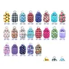 Keychains Lanyards 163Styles Anpassa Neoprene Hand Sanitizer Bottle Holder Keychain V￤skor 30 ml Hands Sanitizers flaskor Chapstick DHCP7