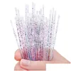 Pinceaux de maquillage 50pcs jetables lèvres cristal cils micro extension de cils applicateur nettoyant outils de beauté maquillage maquillage livraison directe Dhnwz