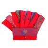 Geschenkwikkel Lucky Money Bag Doek Floral Red Envelope Jaarpakket voor Spring Festival 10,5 cm x 19,5 cm