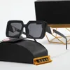 Designer-Sonnenbrille für Herren und Damen, UV400, quadratisch polarisierte Polaroid-Linse, Sonnenbrille für Damen, Mode, Pilot, Fahren, Outdoor, Sport, Reisen, Strand, Sonnenbrille mit Etui