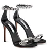 Eleganta kvinnor älskar länk sandaler skor kristall-utmonterade remmar stilett klackar perfekt dam gladiator sandalias fest bröllop brud sexig