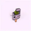 Pins Broschen Mode Cartoon Popsicle Spielkonsole Farbe Emaille Anstecknadeln Zinklegierung Brosche Für Frauen Lustige Jeansjacke Hemd Ba Dheos
