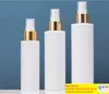 100ml 150ml 200ml white spray pump bottles containersempty plastic bottle for cosmetic packaging