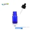 Inpakkende flessen Langdurige levering 5 ml Be Glas met kinderveilige dop en tip Dropper E Liquid Essential Oil Drop Delivery Office School OTQXA