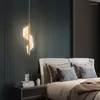 Lampy wiszące nordyckie LED Złoty złoty żyrandol Lampa wisząca oświetlenie wewnętrzne Dekor Home Decor salon sypialnia sypialnia